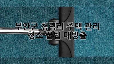 ✨ 부안군 청림리 주택 관리, 청소 꿀팁 대방출! 🏡🧹